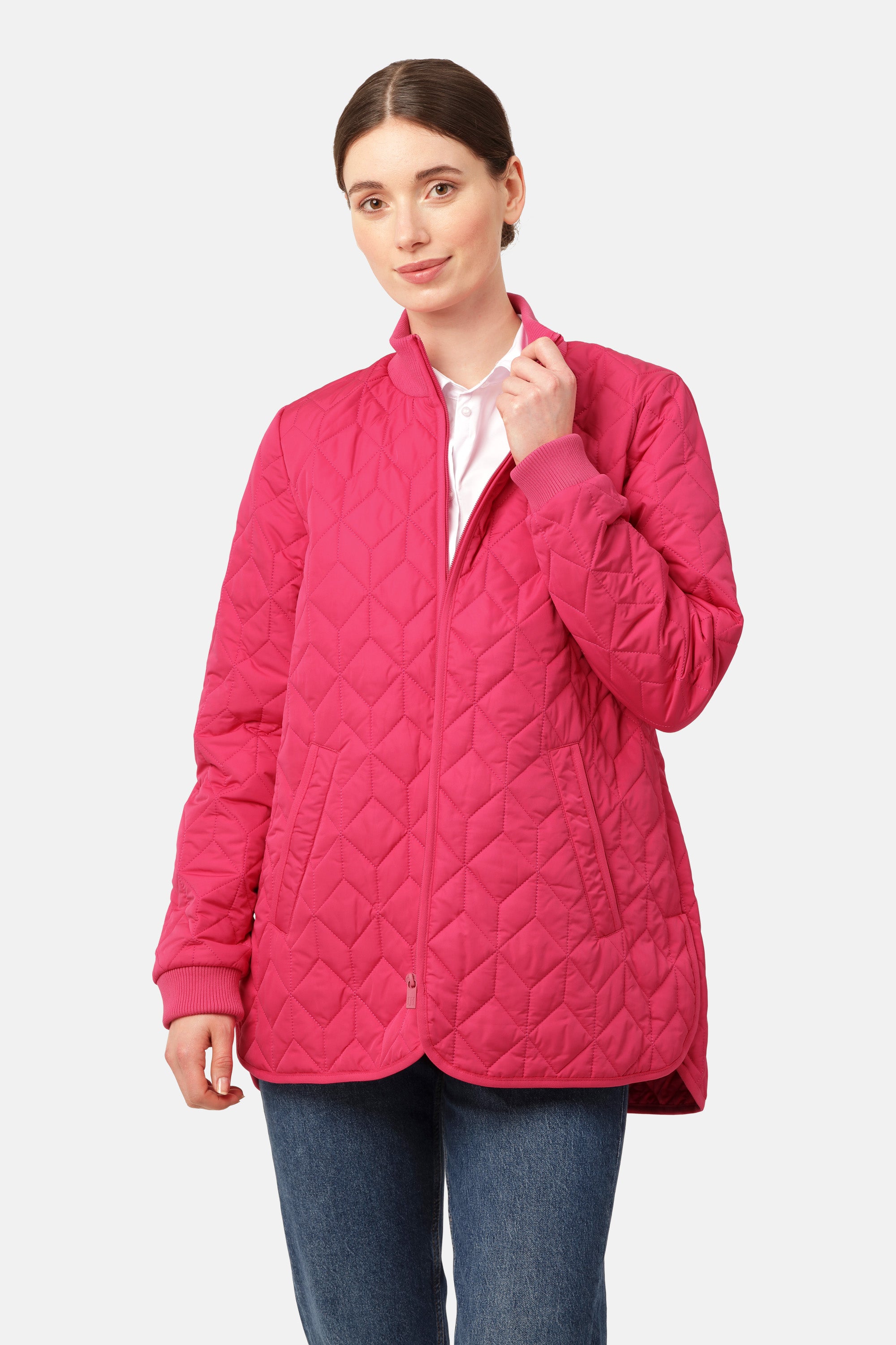Ilse Jacobsen Hornbæk Outerwear Steppjacke Jacket 917 Magenta
